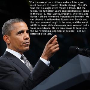 Here's what 350.org posted on Facebook after the State of the Union Address on February 12 with the recommendation "Click LIKE if you're ready to see the President put these words into action..."